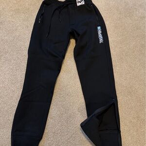 Nearfall wrestling joggers like new with zipper ankle youth large